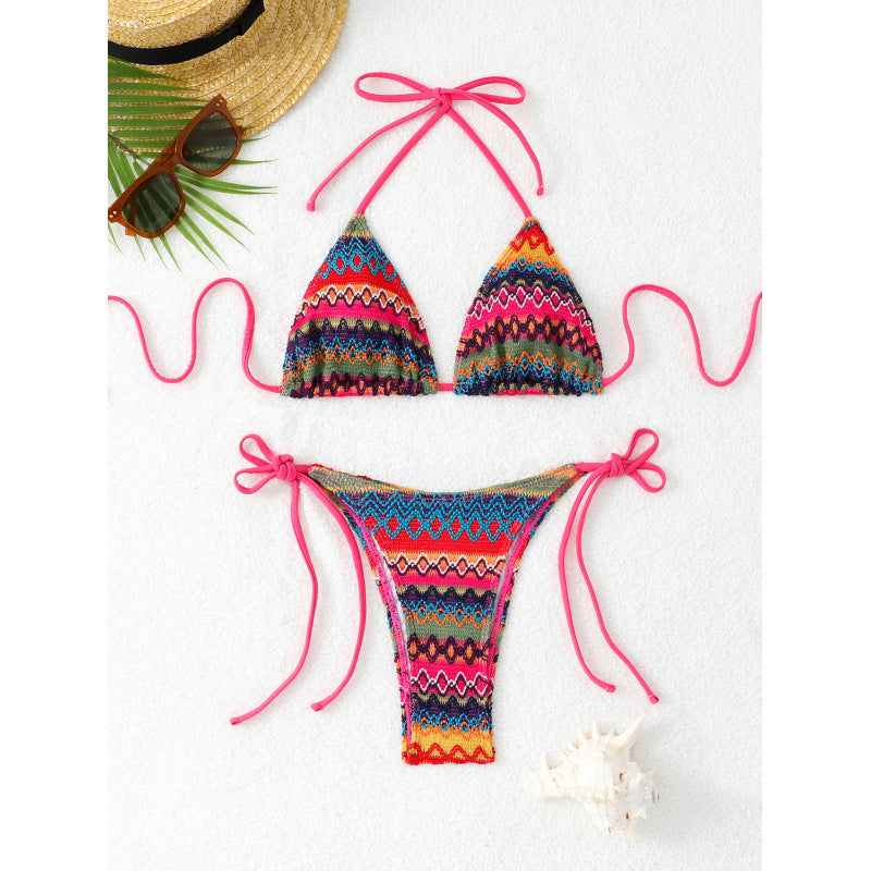 Sexy Three Point Sexy Swimsuit Women Split Beach Bikini Swimsuit