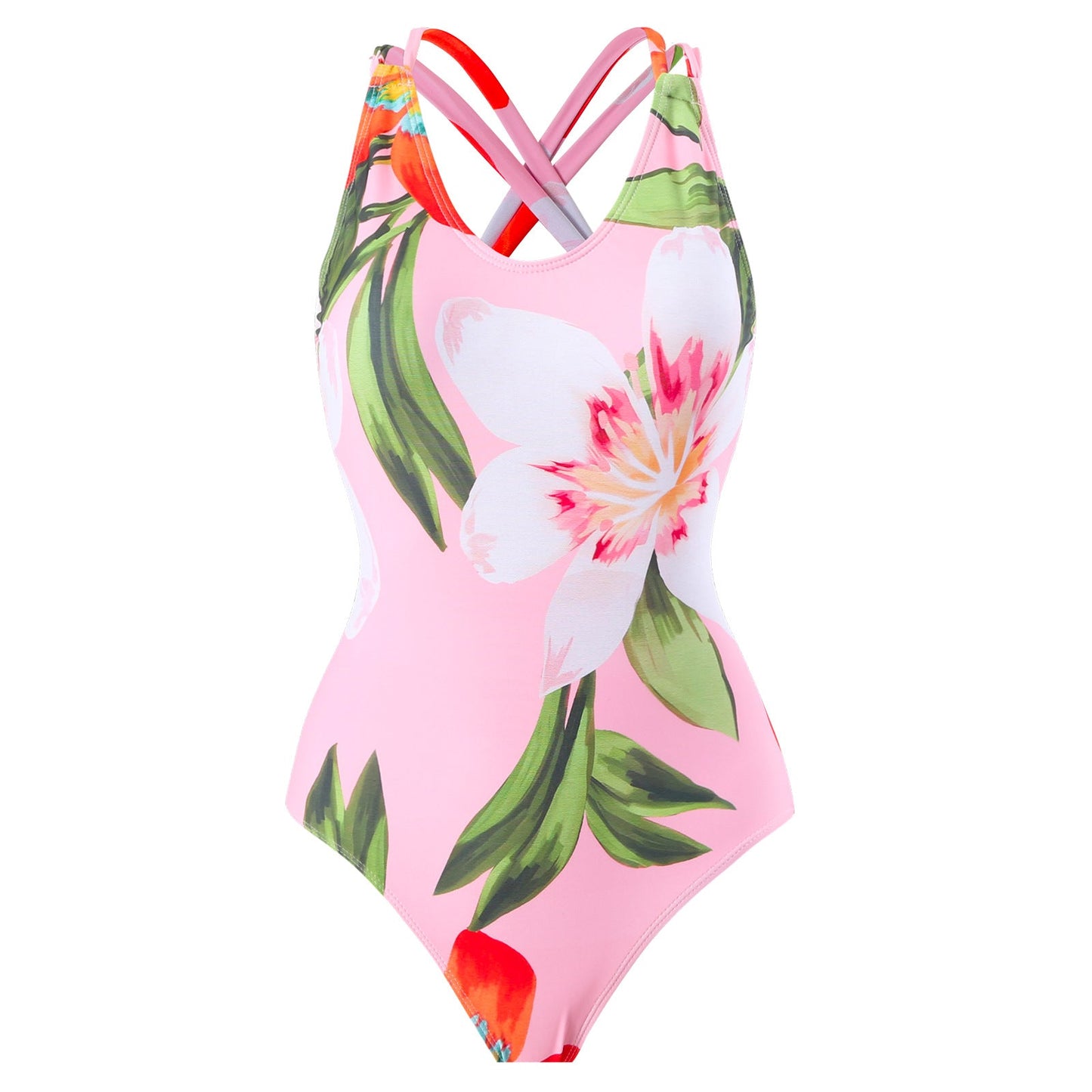 Solid Color One Piece Wome Swimwear Set French Retro Covering Belly Thin Swimming