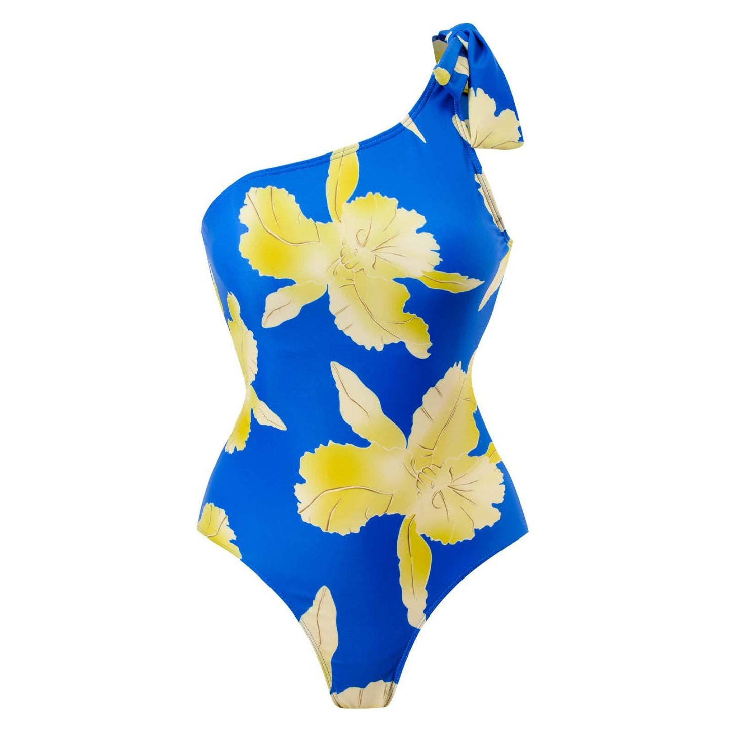 Sexy Swimsuit Women Retro One Shoulder Swimsuit Bikini Chiffon Beach Skirt Set