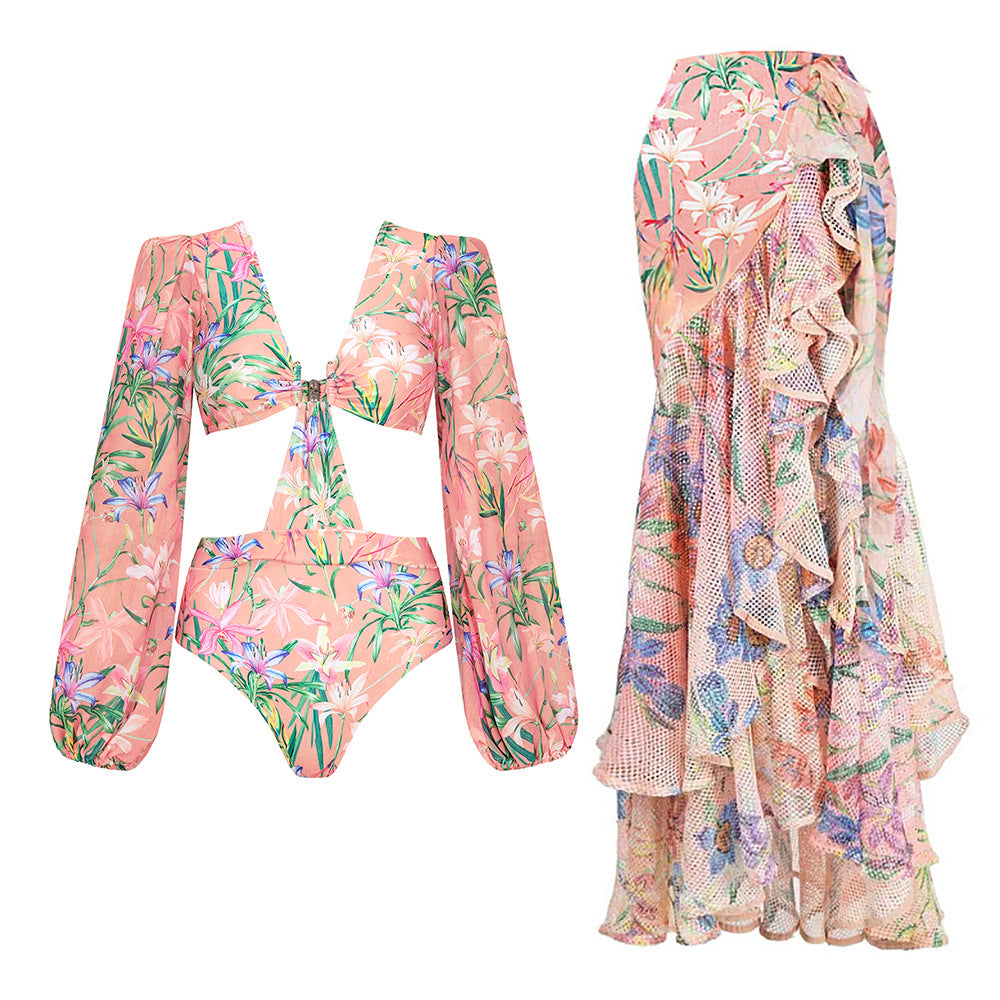 One Piece Swimsuit Women Holiday Suit Skirt Swimsuit