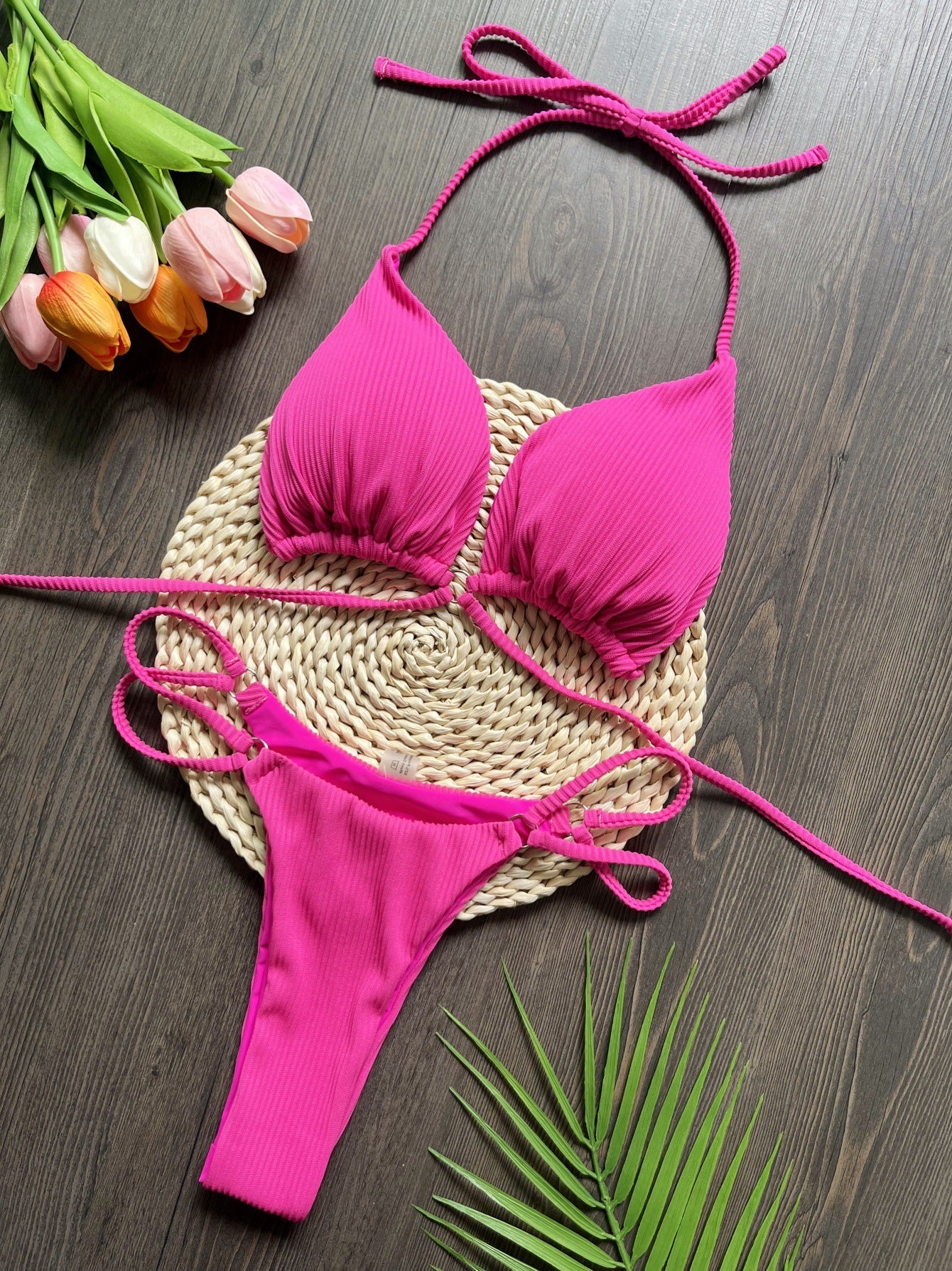 Bikini Special Fabric Bandage Swimsuit Beach Sexy Women Swimsuit