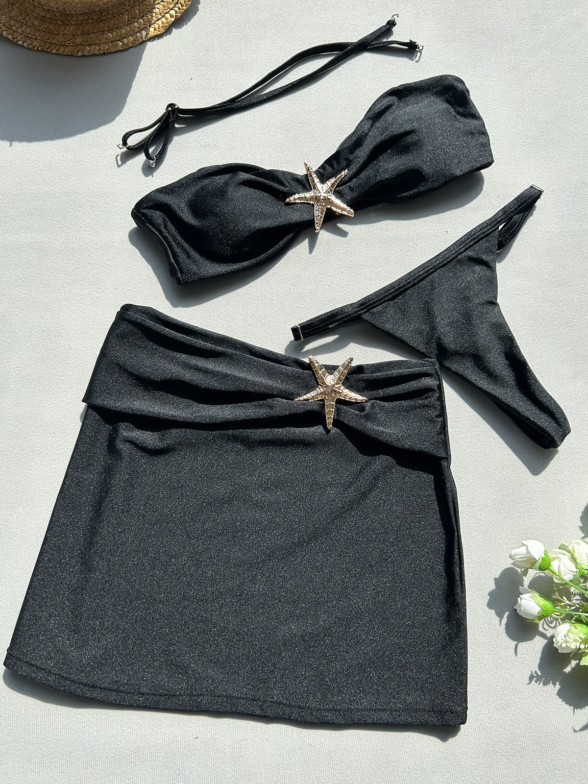 Three Piece Set Bikini Sexy Bikini Split Women Swimsuit Women Sets