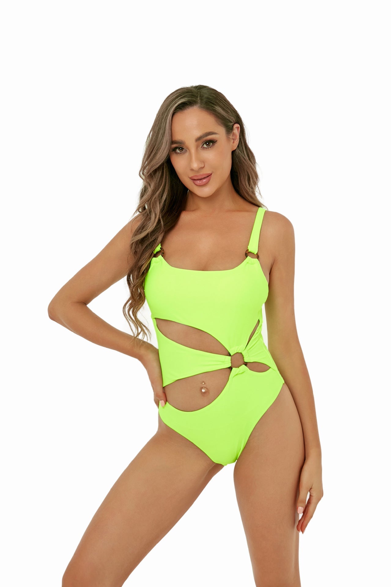 Women Sling Halter Bikini Swimsuit One Piece Sexy Triangle One Piece Swimsuit