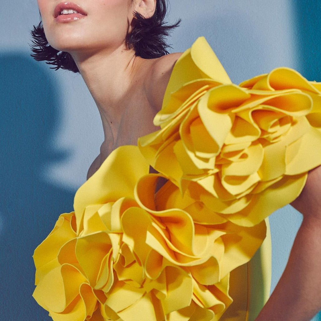 Three Dimensional Floral One Piece Swimsuit Women Beach Vacation Suit Skirt Swimsuit