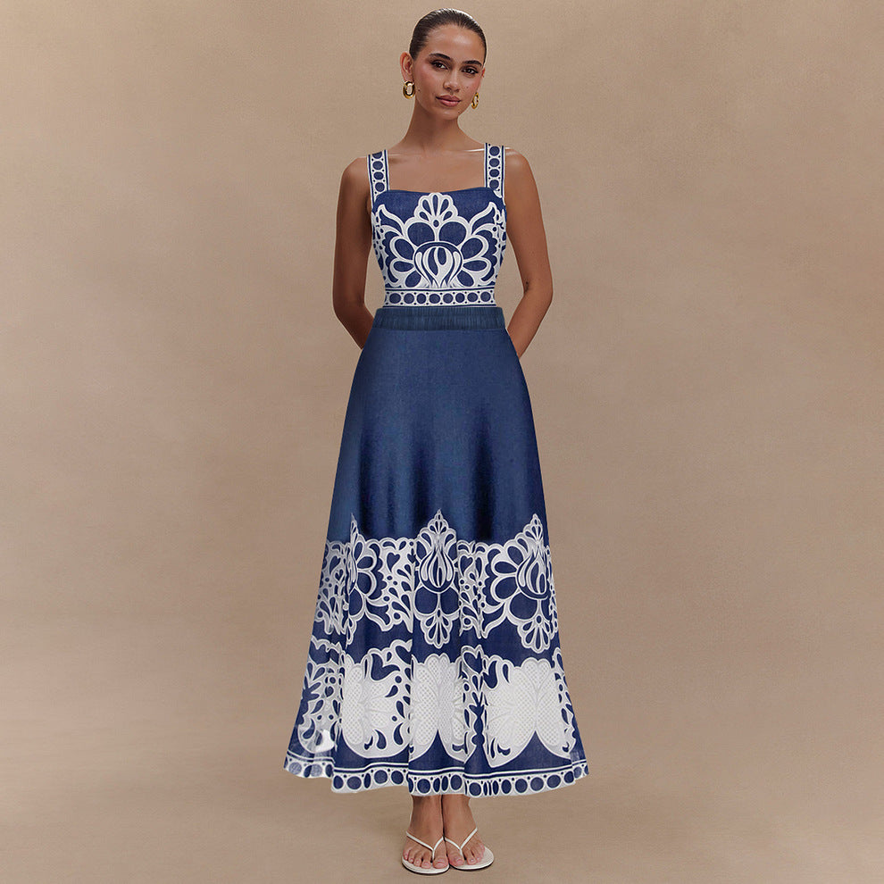 Slimming Printed One Piece Swimsuit Women