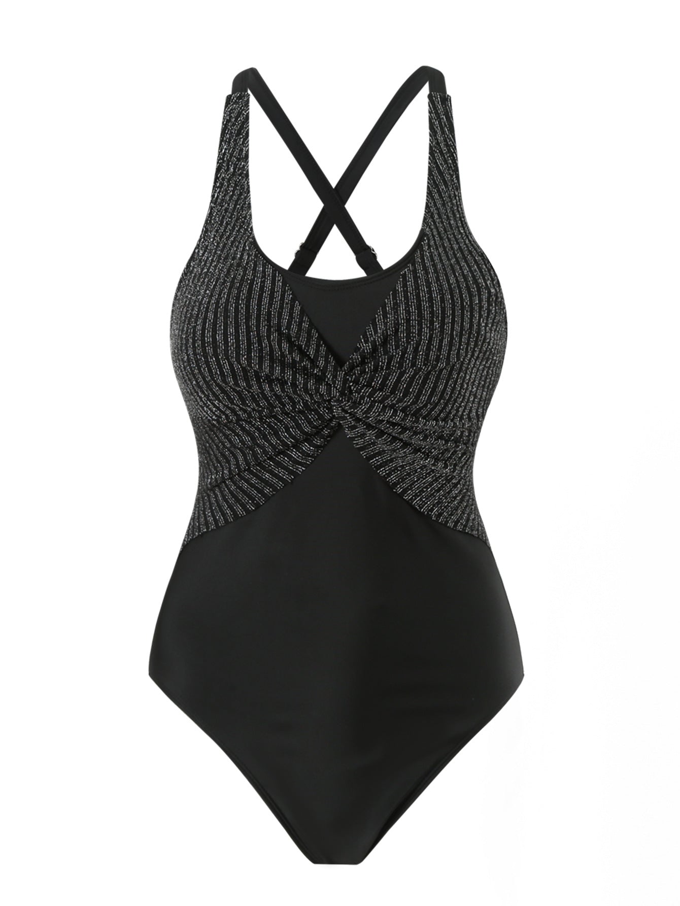 Bikini Solid Color Conservatively Thin Swimsuit at Swimsuit Women