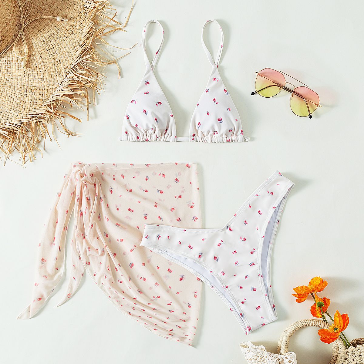 Bikini Sexy Bikini Factory Three Piece Set Women Seperated Swimwear