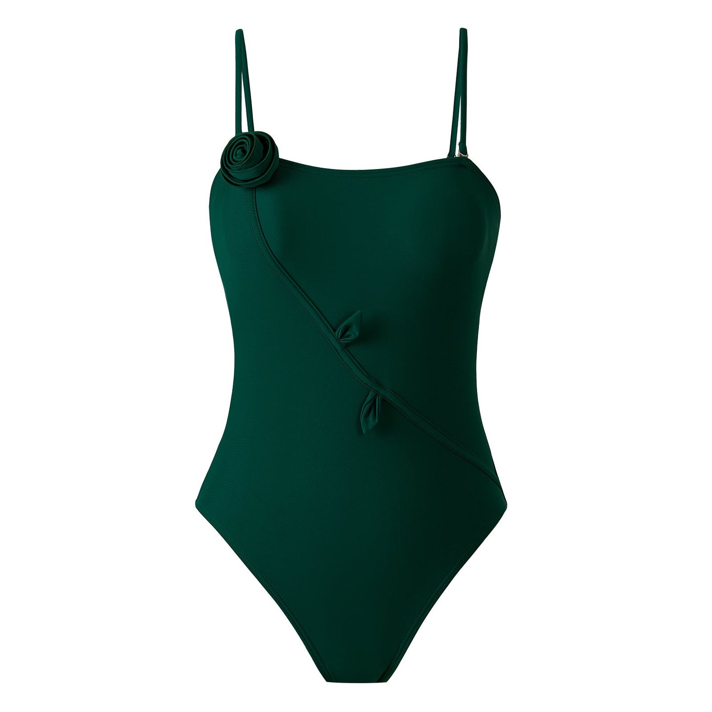 3D Three Dimensional Floral One Piece Swimsuit Women Sexy Dress Swimsuit Outfit