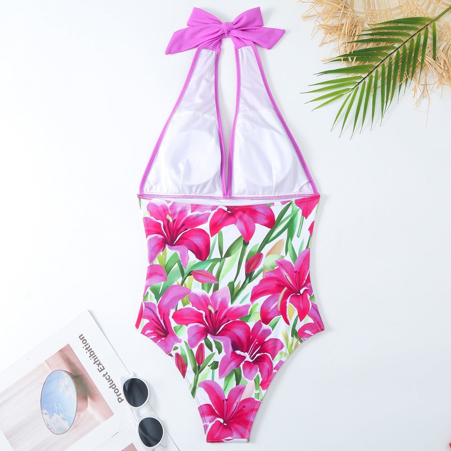 One Piece Springs Conservative Covering Belly Thin Backless Sexy Skirt Swimsuit Women Chiffon Beach Dress