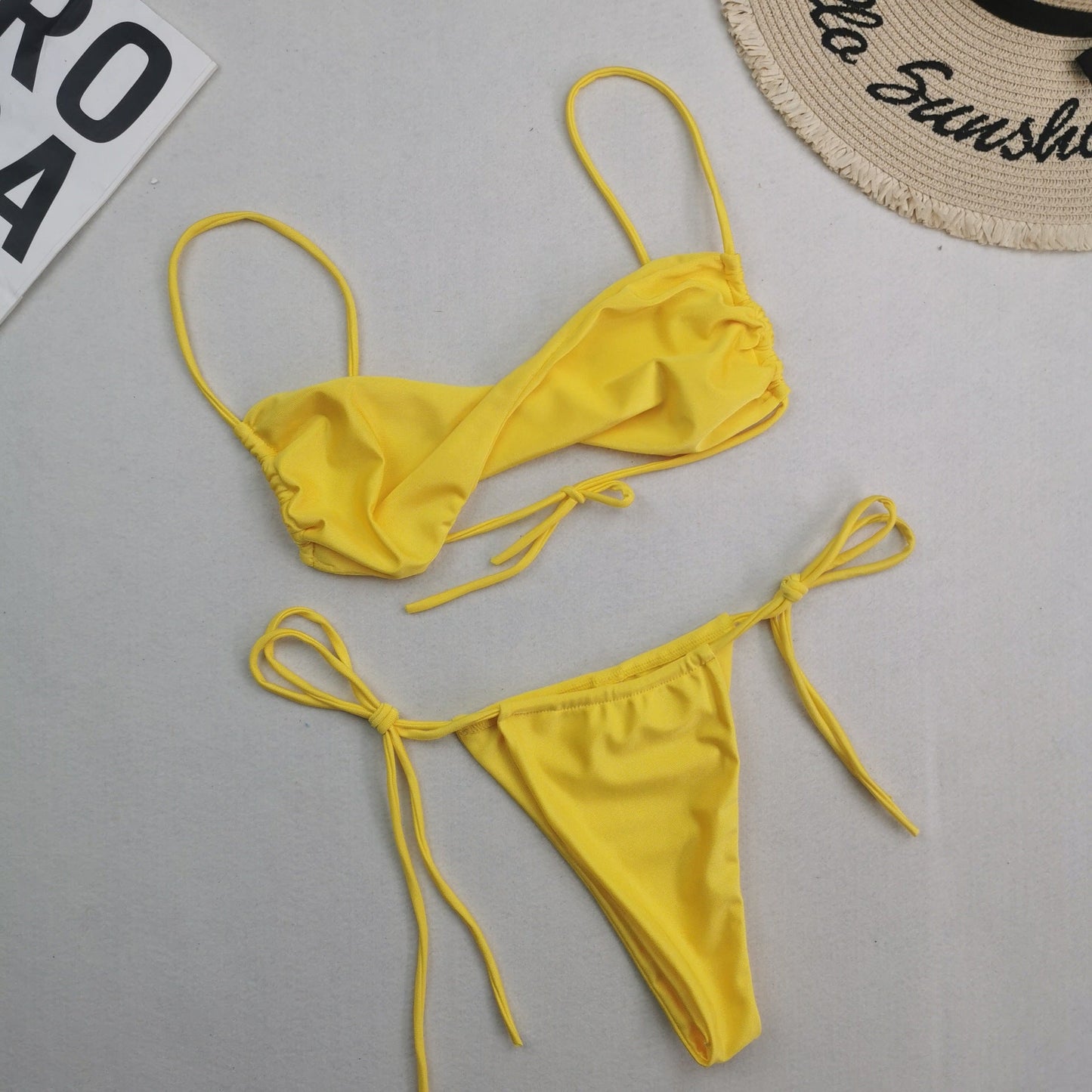 New Multi Color Nylon Swimsuit Women Sexy Bikini Wish Swimsuit