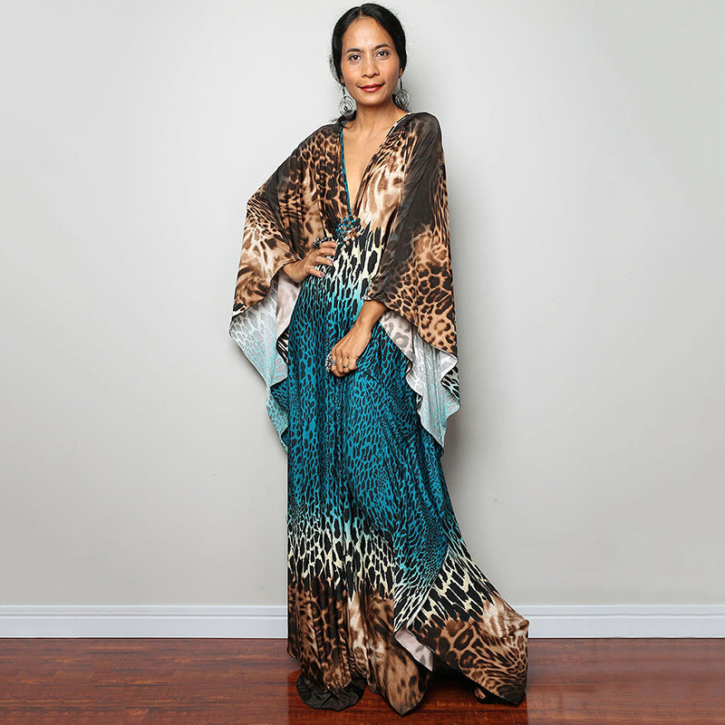 Beach Dress Loose Seaside Vacation Sun Protection Robe Beach Cover Up Swimsuit Outwear Women