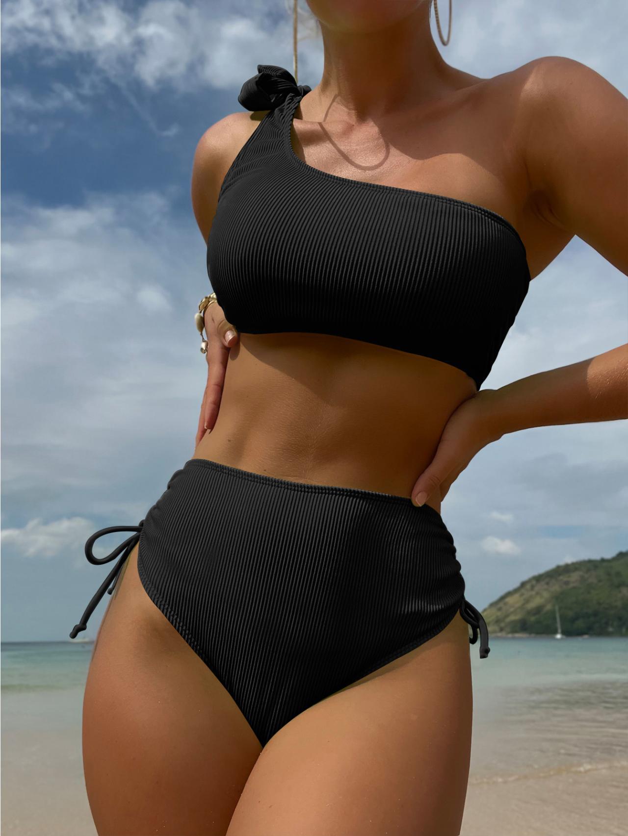 Bikini Swimsuit Sexy Bikini with Chest Pad Women Fission Swimsuit Bikini