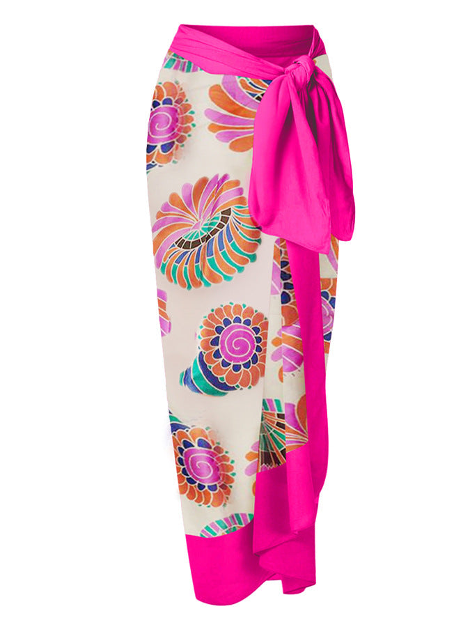 Swimsuit Women Bikini Leopard Print Ruffle Swimwear Bikini Chiffon Dress