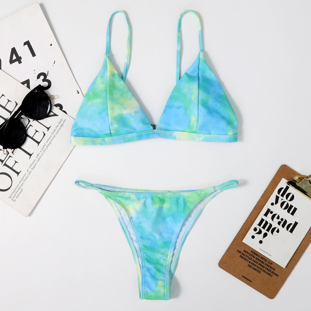 Women Three Point Sexy Bikini Split Swimsuit