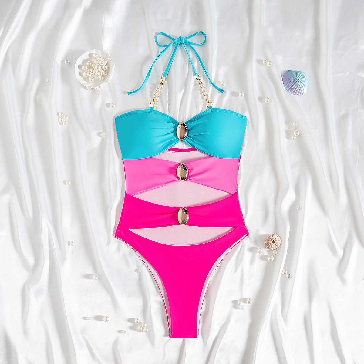 One Piece Swimsuit Women High Sense Swimsuit Sexy Tight Bikini