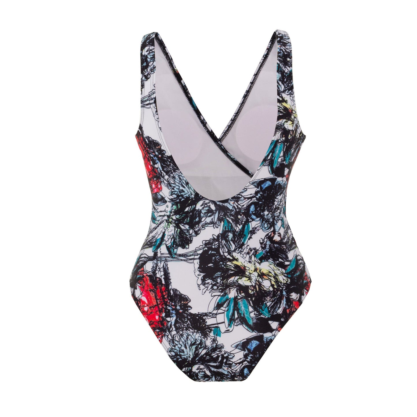 Siamese Conservative Cover Belly Backless Sexy plus Size Swimsuit Women Chiffon Beach Dress