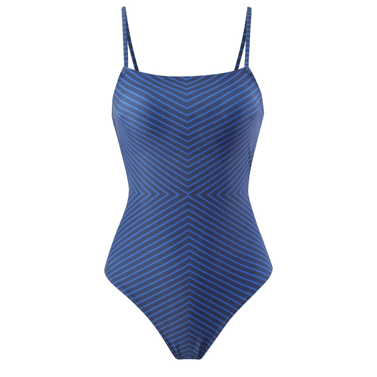 Sexy One Piece Swimsuit Women Bikini Striped Printed Gauze Skirt Swimsuit Bikini