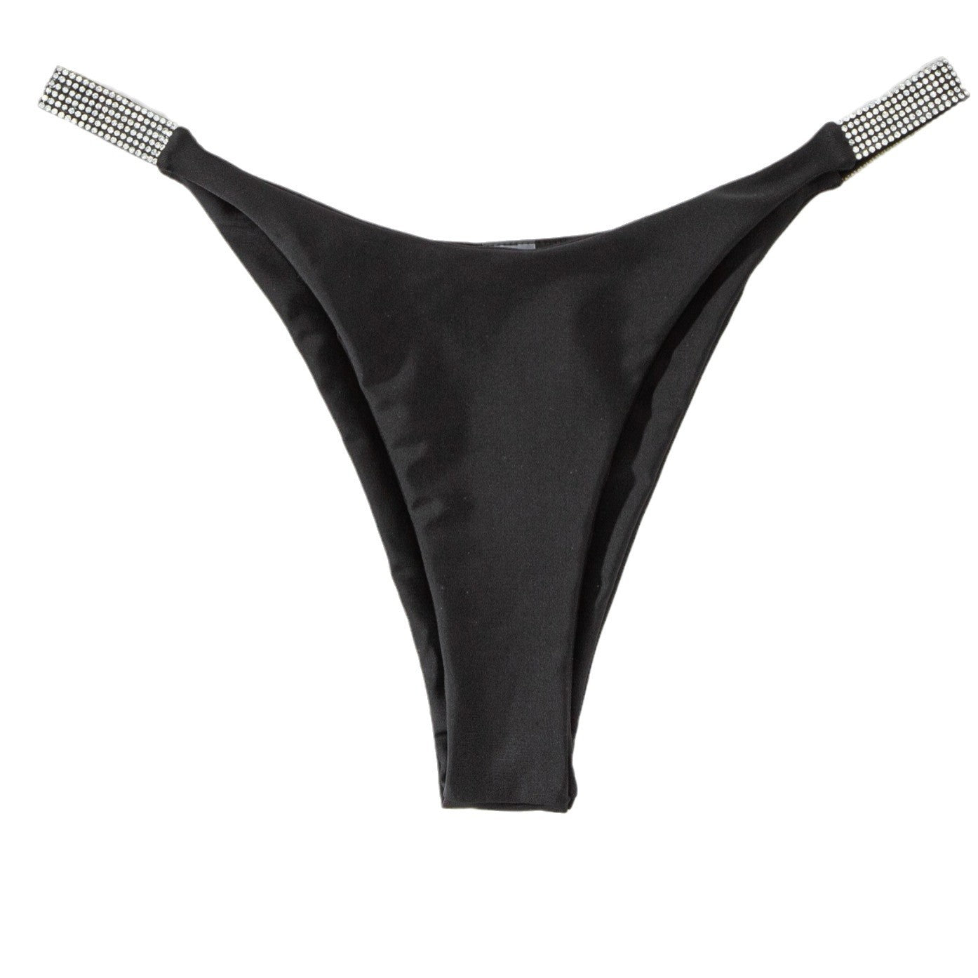 Women Solid Color Diamond Bikini Swimming Trunks