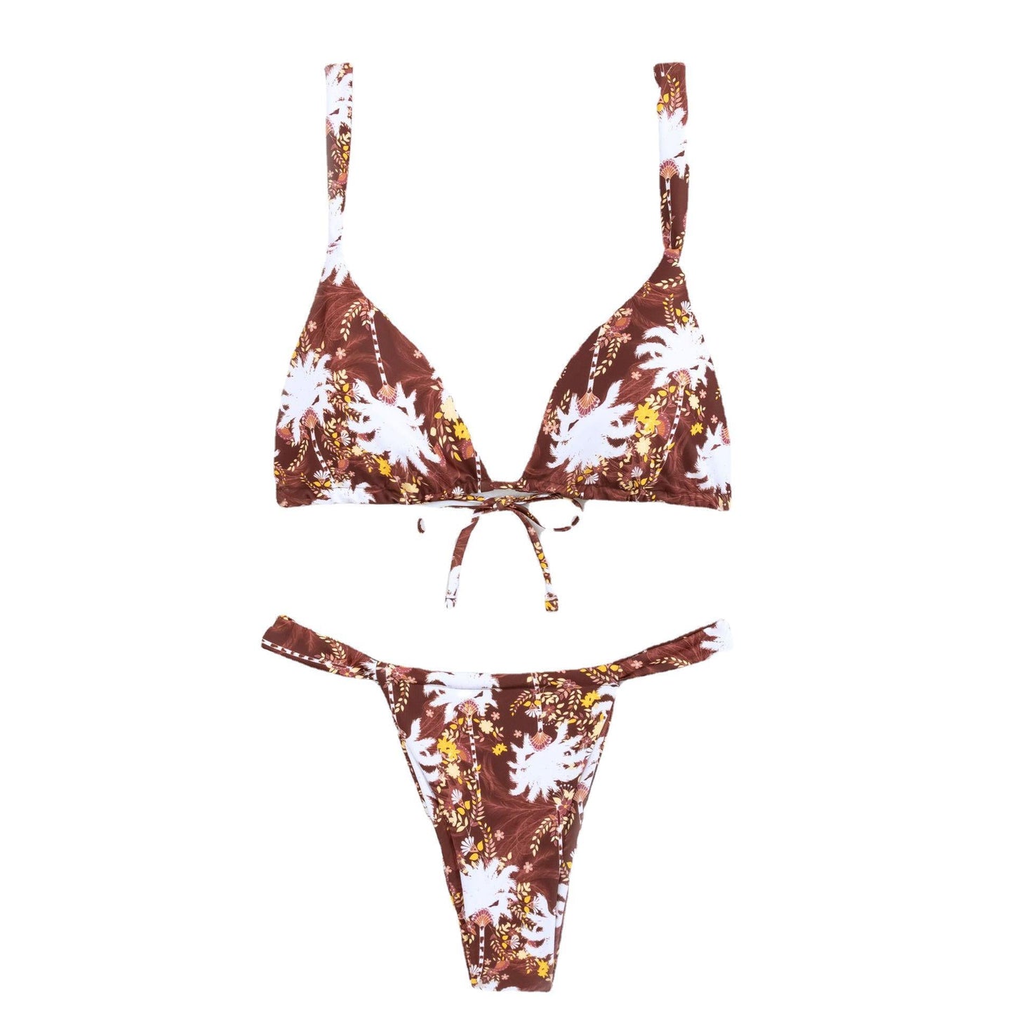 Printing Quality Bikini Bikini Lace up Split Swimsuit Set Women Bikini Swimsuit