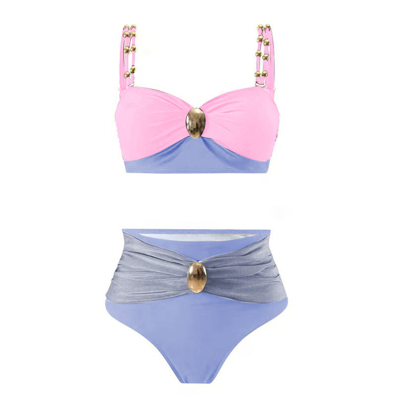 Bikini Three Piece Sets How Many Sexy Swimsuit Women Split Solid Color Swimsuit