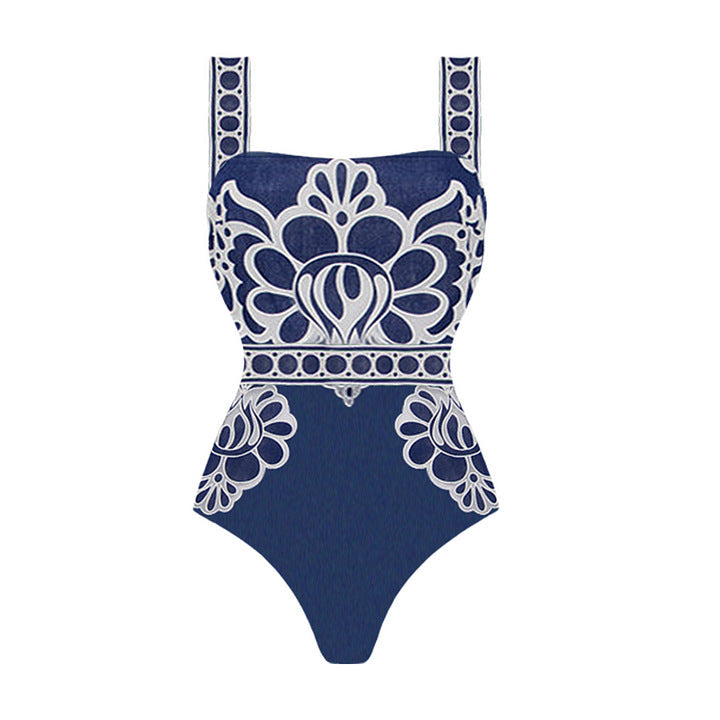 Slimming Printed One Piece Swimsuit Women