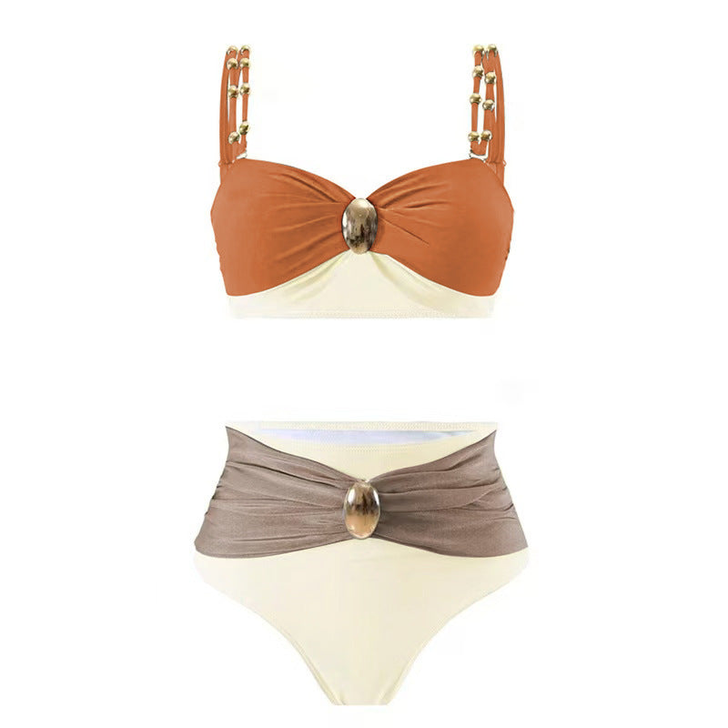 Bikini Three Piece Sets How Many Sexy Swimsuit Women Split Solid Color Swimsuit