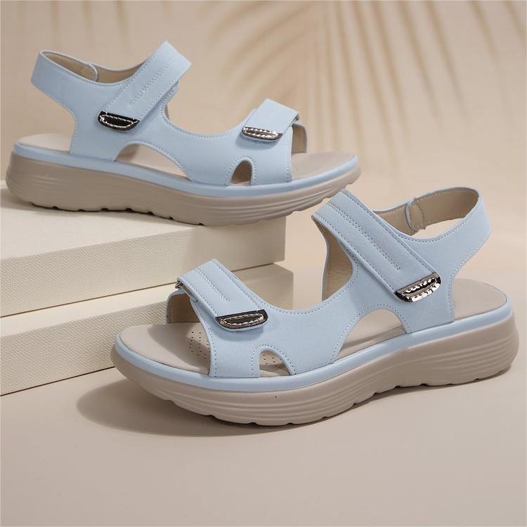 plus Size Velcro Sports Platform Sandals Women Open Toe Beach Sandals