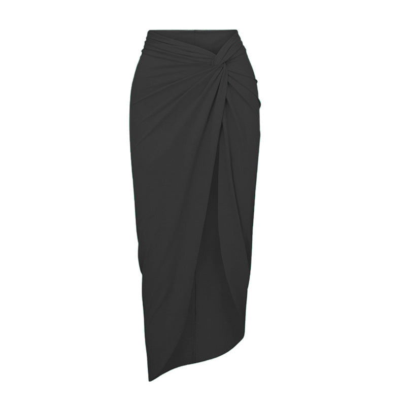 Solid Color Retro Hollow Out Cutout Siamese Women Swimsuit Set Cover Belly Slimming Swimsuit Lot