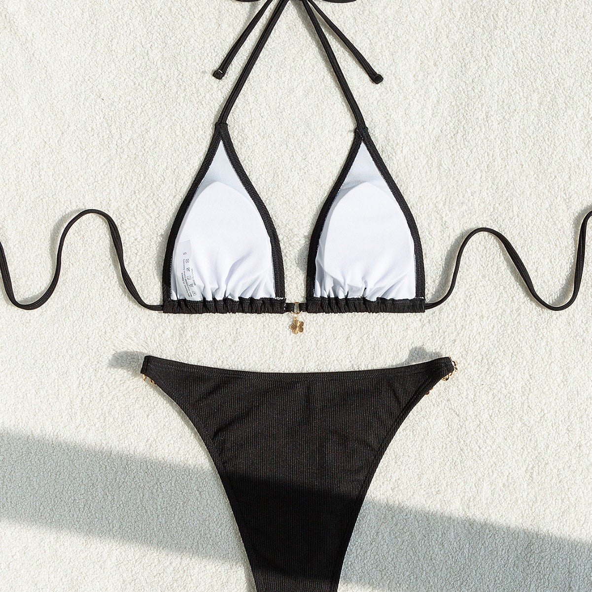 Halter Strap Adjustable Backless Slimming Advanced Swimwear Swimsuit Women Bikini