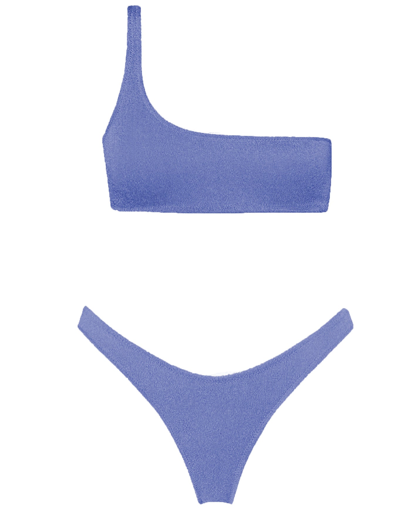 Bikini Swimsuit Starry Sky Shoulder High Waist Split Swimsuit Women Bikini