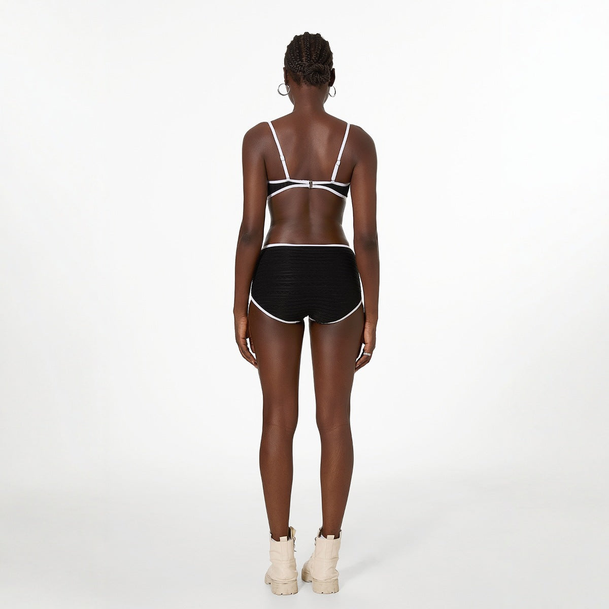 Summer Sexy Vintage Stripe Sexy Basic Bikini Slimming Spring Split Swimsuit Women