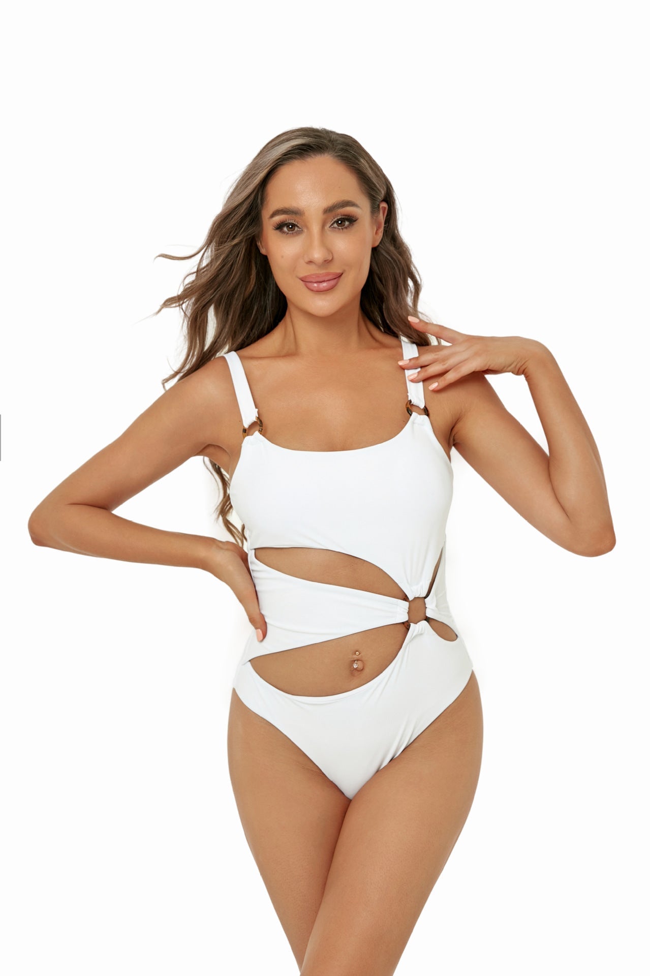Women Sling Halter Bikini Swimsuit One Piece Sexy Triangle One Piece Swimsuit