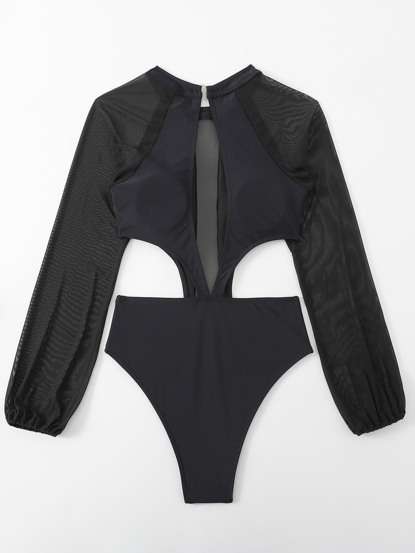 Women Black One Piece Swimsuit