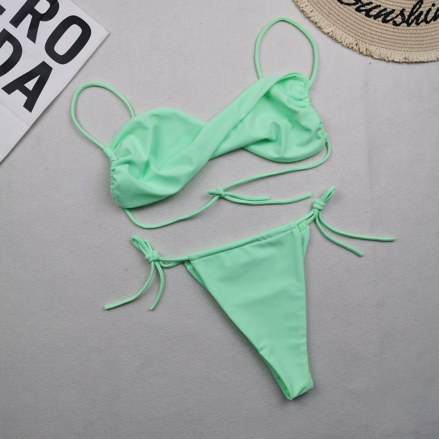 New Multi Color Nylon Swimsuit Women Sexy Bikini Wish Swimsuit