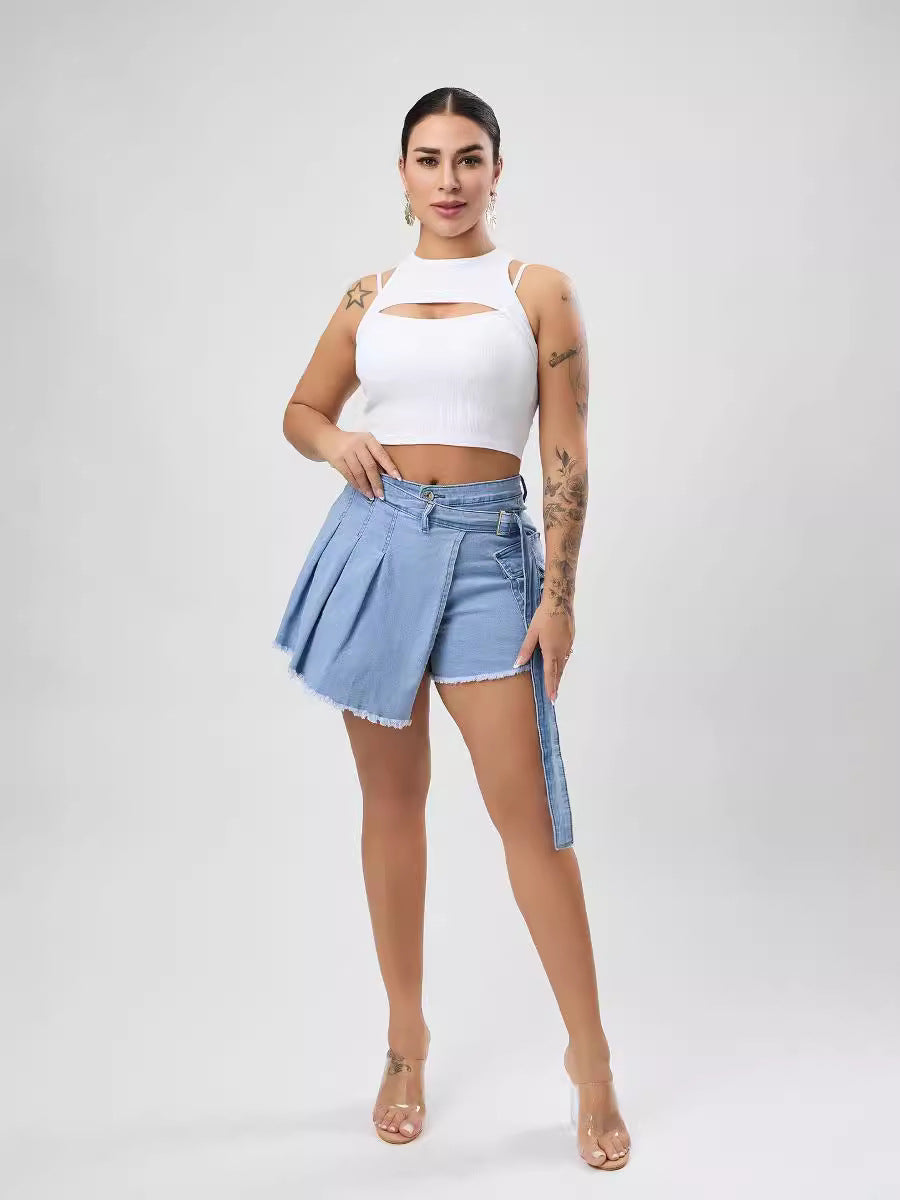 Multi Color Sexy Stretch Hollow Out Cutout Vest Women Sexy Design Blouse Slim Women Clothing