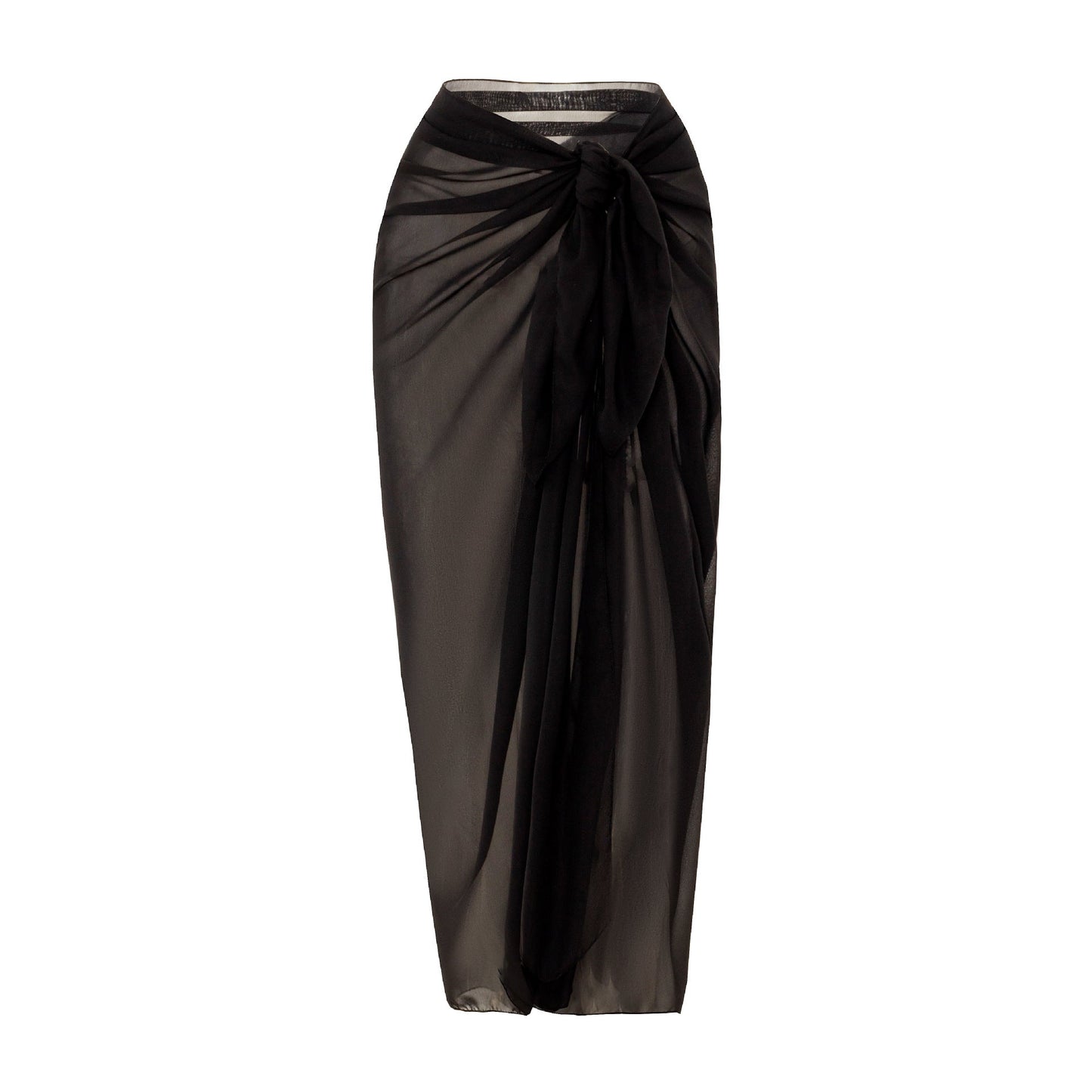 Sexy One Piece Swimsuit Women Bikini Striped Printed Gauze Skirt Swimsuit Bikini