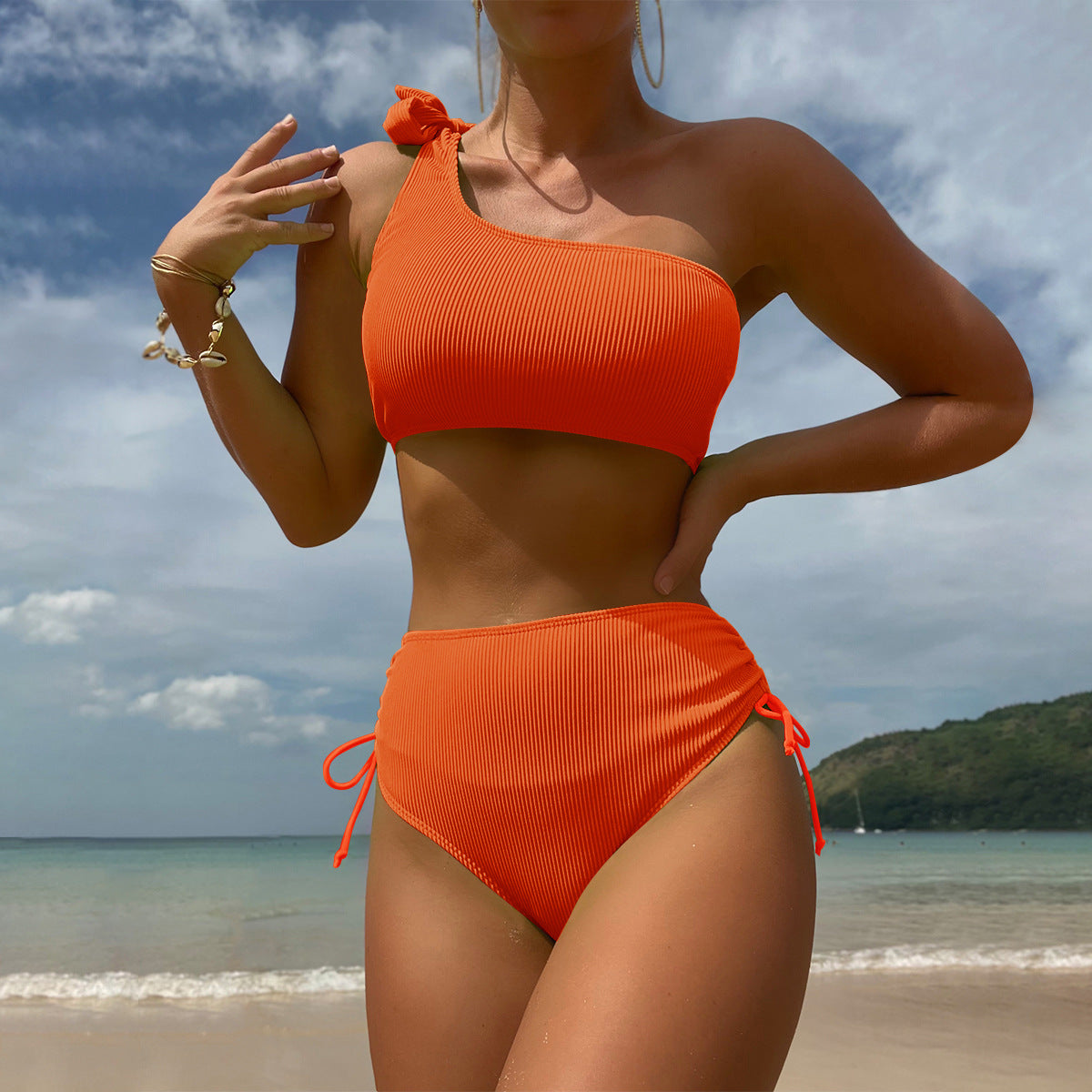 Bikini Swimsuit Sexy Bikini with Chest Pad Women Fission Swimsuit Bikini