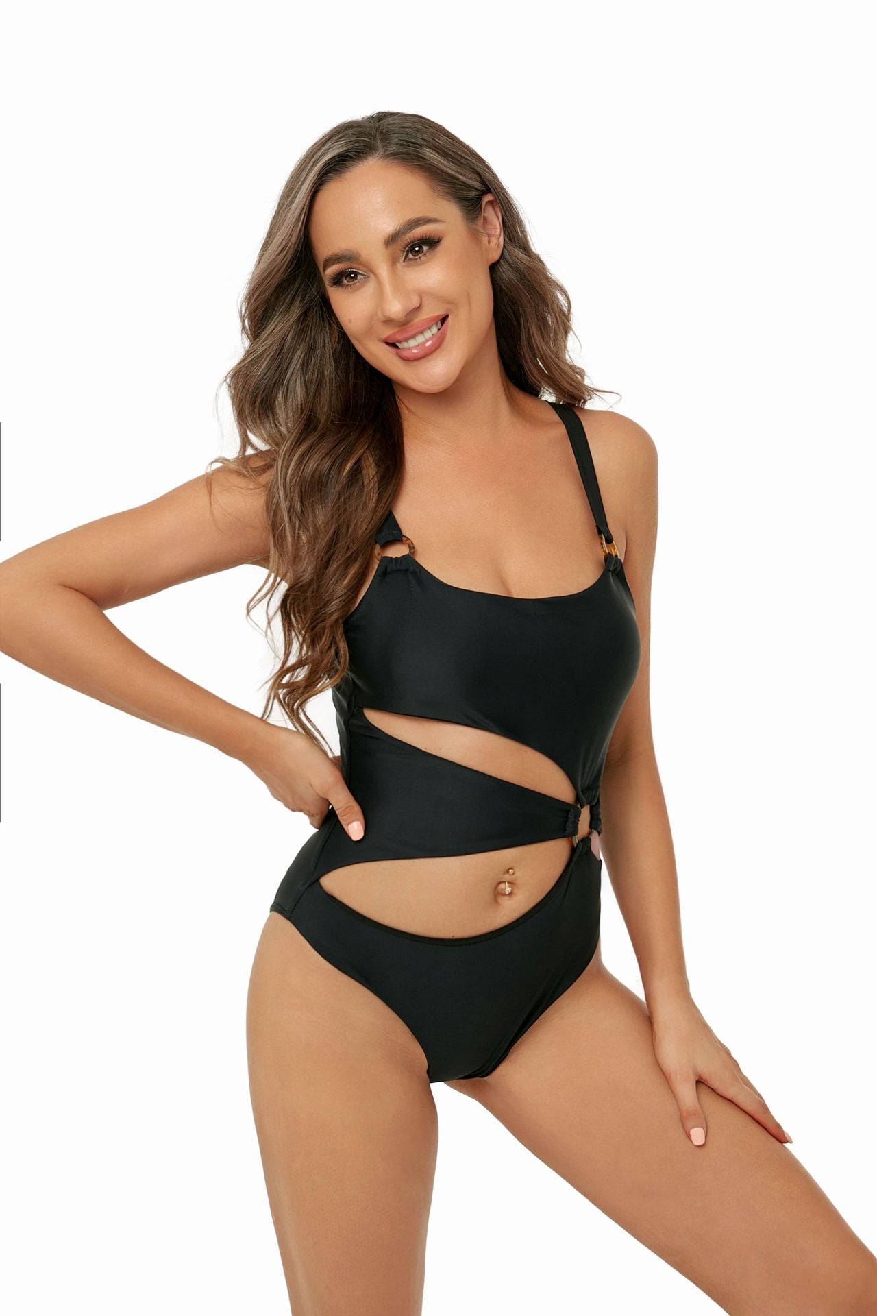 Women Sling Halter Bikini Swimsuit One Piece Sexy Triangle One Piece Swimsuit