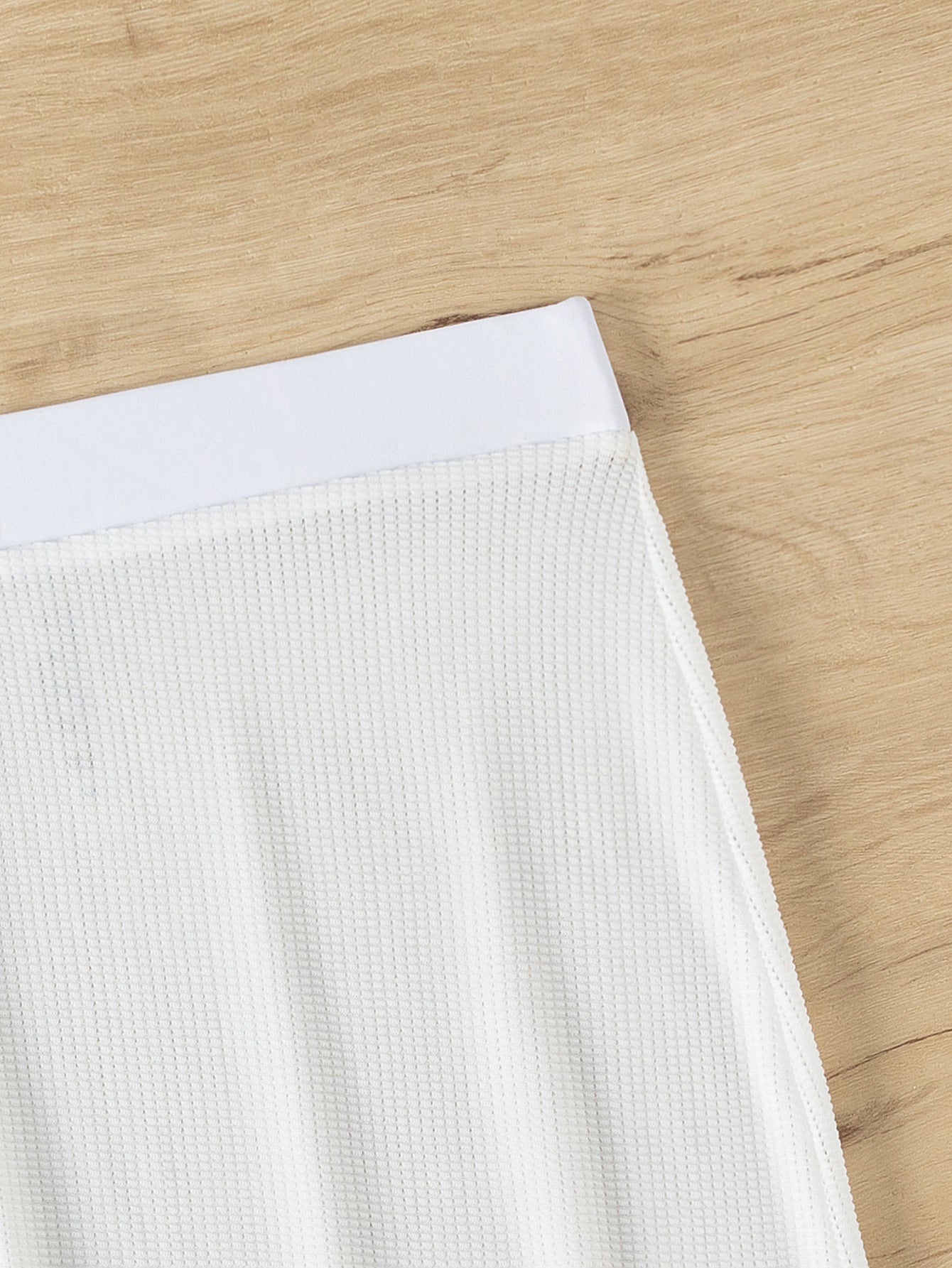 Solid Color White Fishnet Skirt Sexy Beach Cover Up Swimsuit for Women