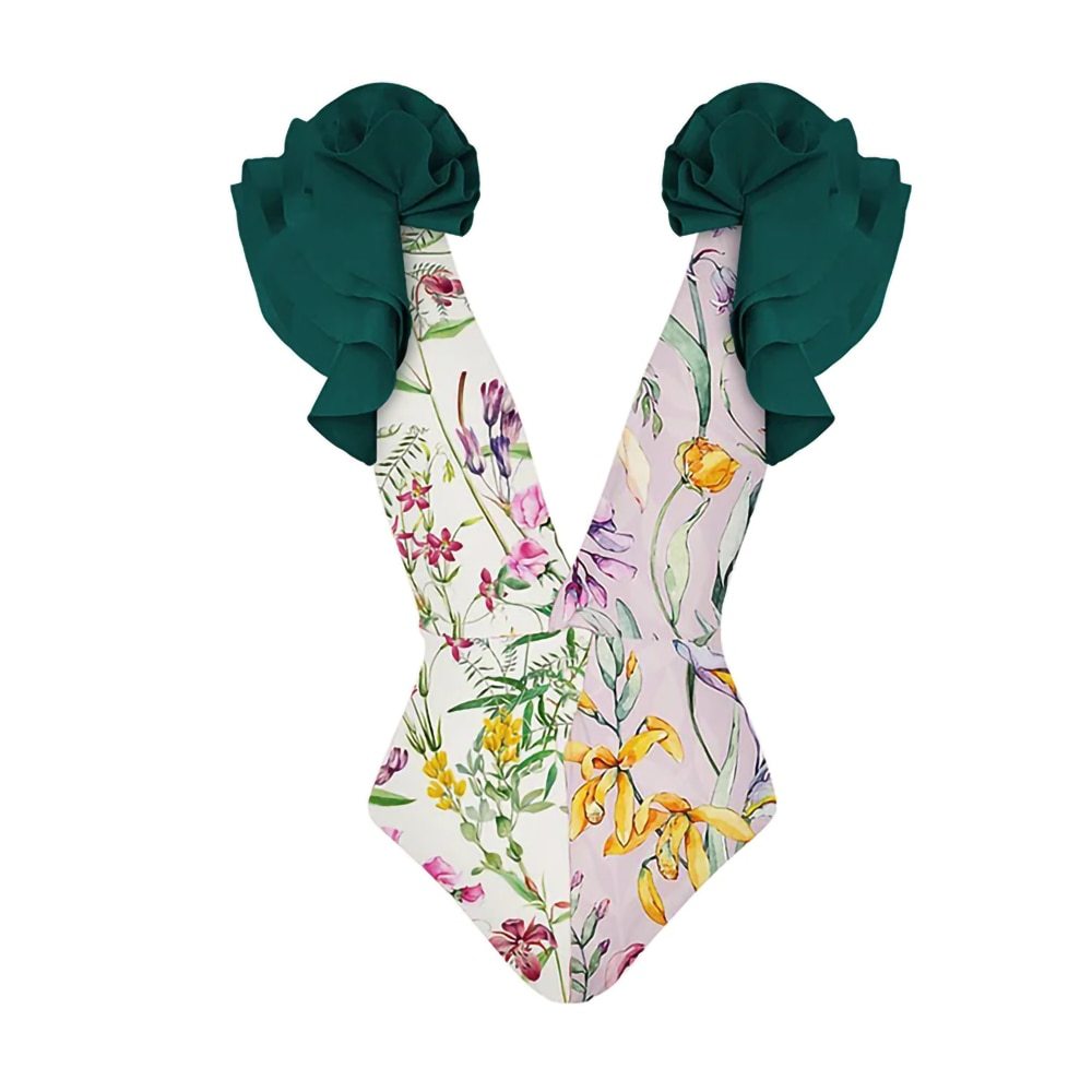 Sexy Swimsuit Women Conservative Cover Belly Swimsuit Spring Chiffon Beach Skirt Set Swimsuit