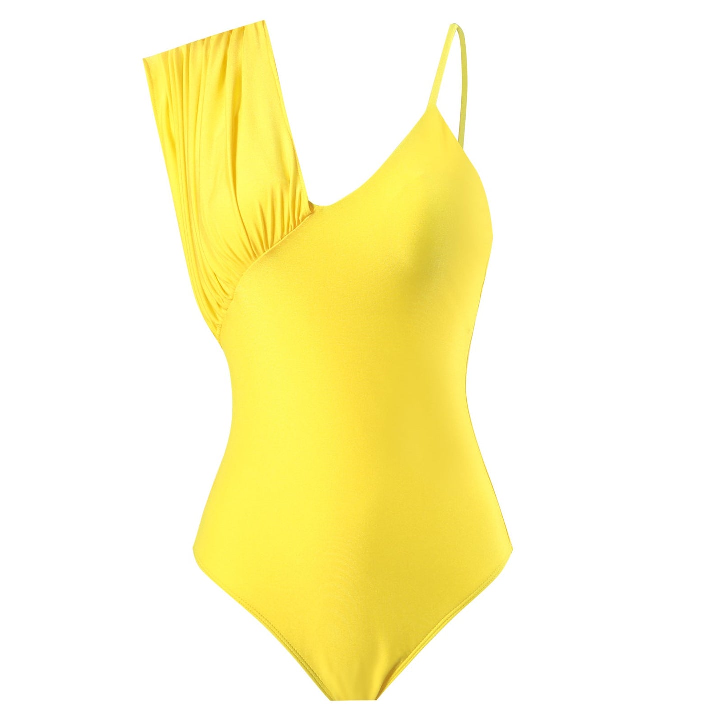 Solid Color Sexy Swimsuit Women Tight Conservative Spring Vacation Swimsuit Set