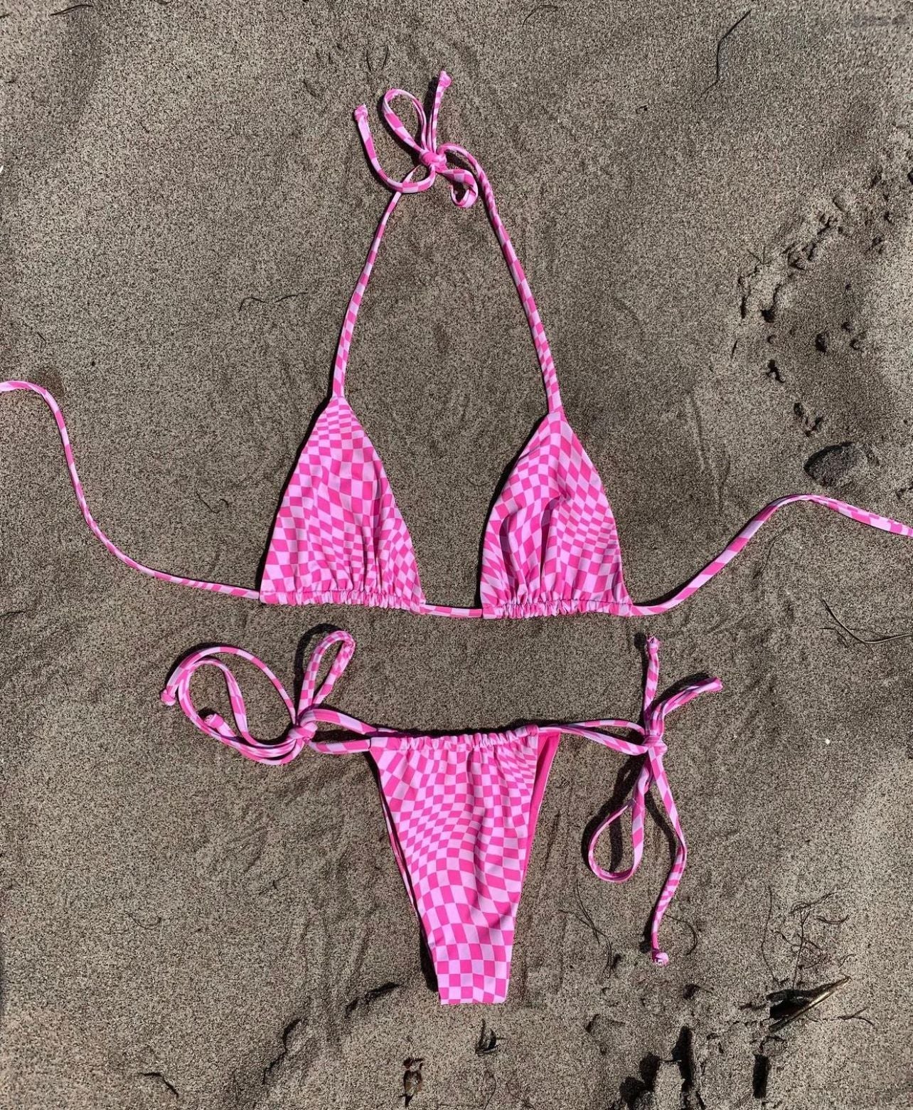 Chic Split Three Point Slimming Swimsuit Bikini