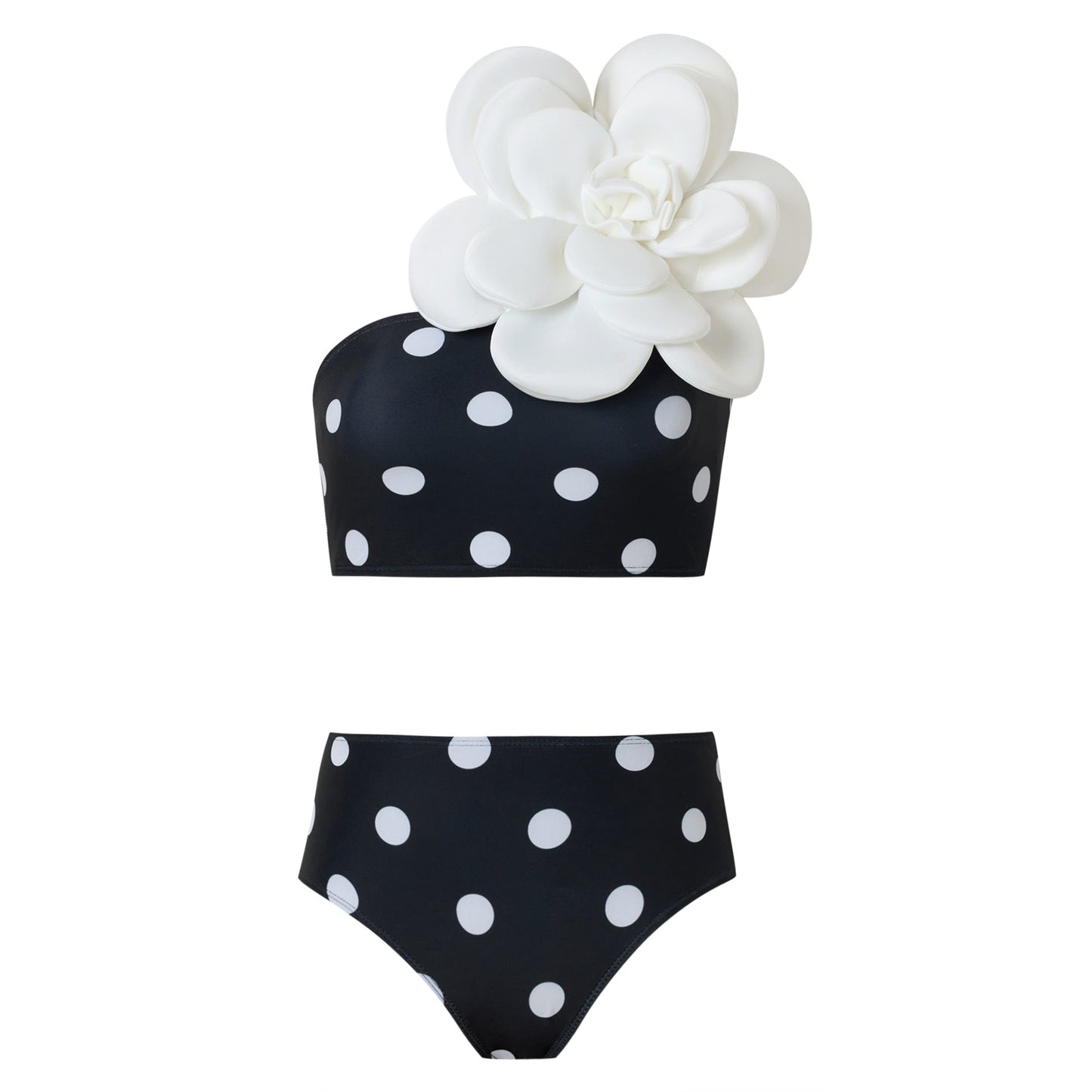 Floral Print One Piece Swimsuit Women Retro Belly Covering Chiffon Dress Swimsuit