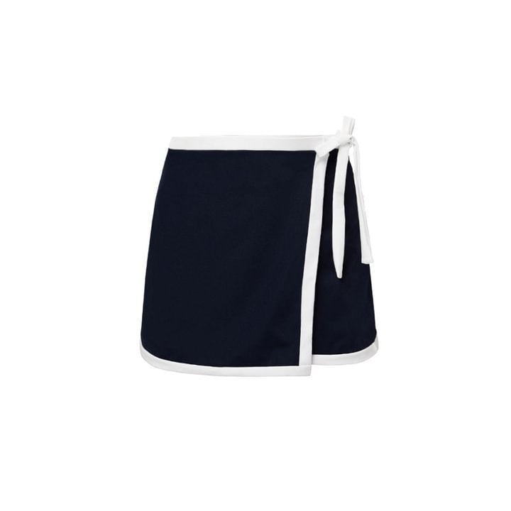 Black White V neck Bow Hollow Out Cutout out Swimsuit Women Slimming