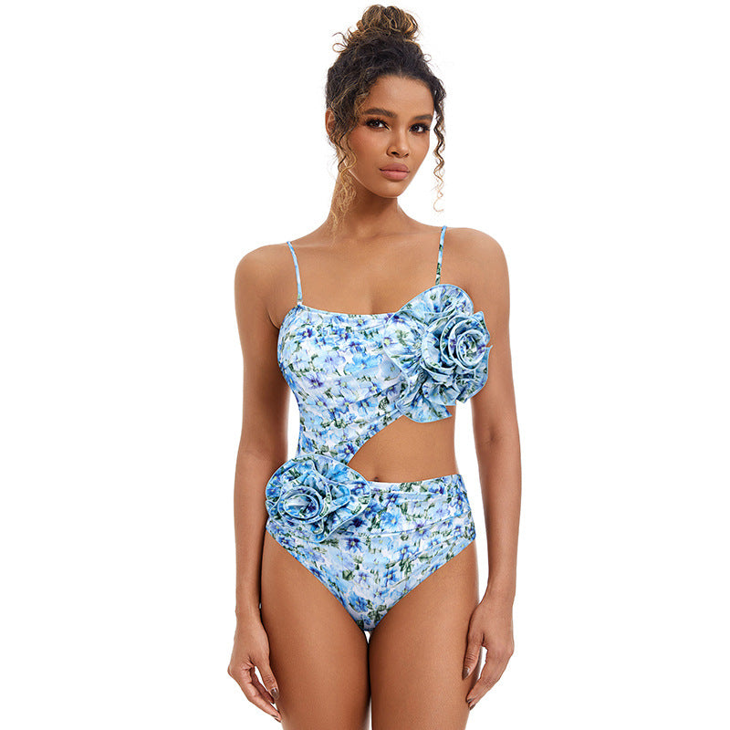 Floral Decoration Or Hollow Out Cutout out Swimsuit Women Clothing Wrap