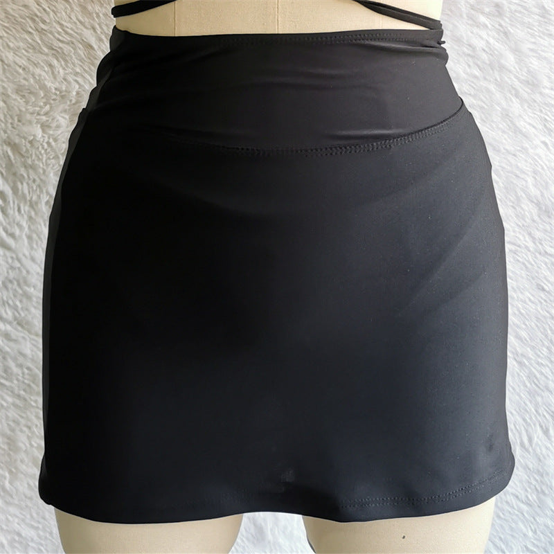 New Three Piece Swimsuit Women Dress Printed Bikini Sexy Split Swimsuit