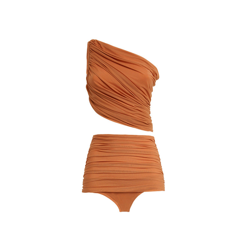 Halter High Waist Bikini Vacation Beach Swimsuit Swimsuit for Women