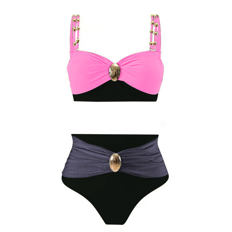 Bikini Three Piece Sets How Many Sexy Swimsuit Women Split Solid Color Swimsuit