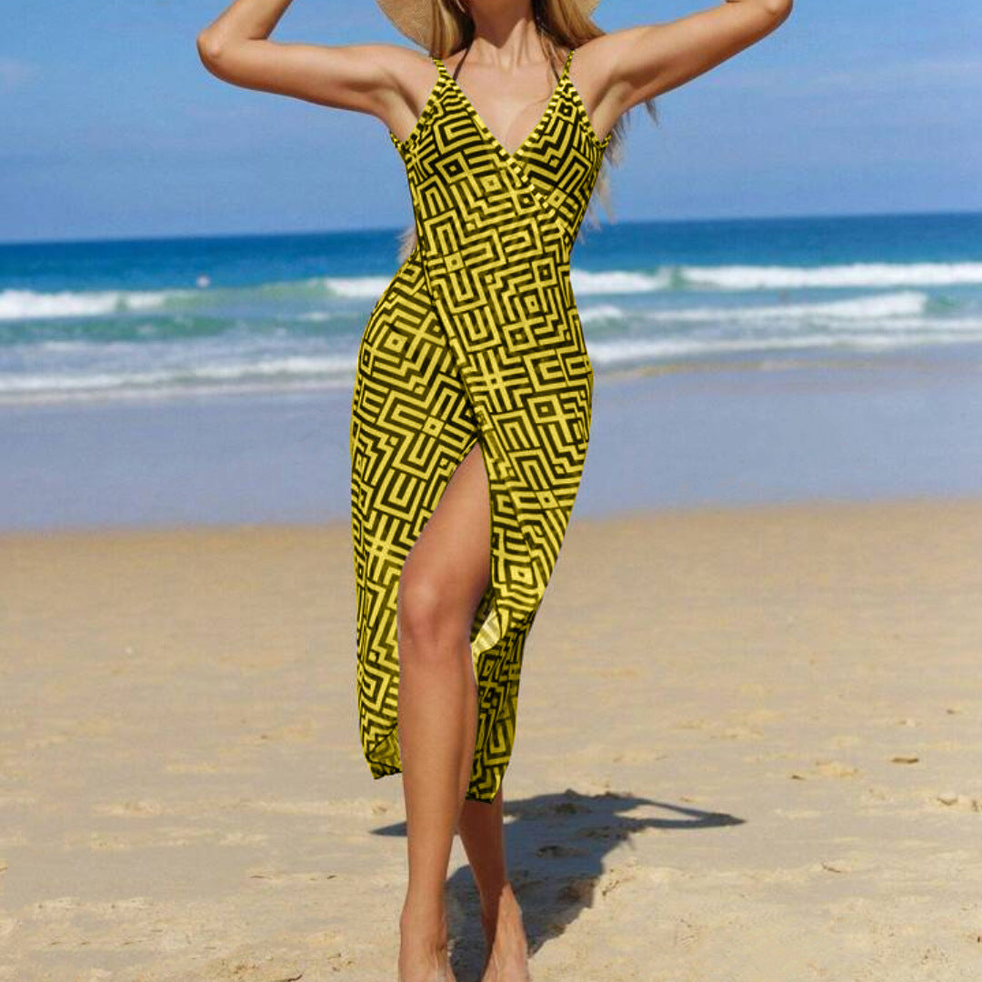 Foreign Order Sexy Split Swimsuit Three Piece Set Women Swimsuit Beach Cover up