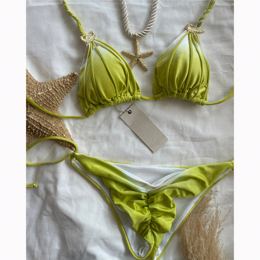 Bikini Sexy Bikini Tie Dye Split Women Swimsuit Swimsuit Women